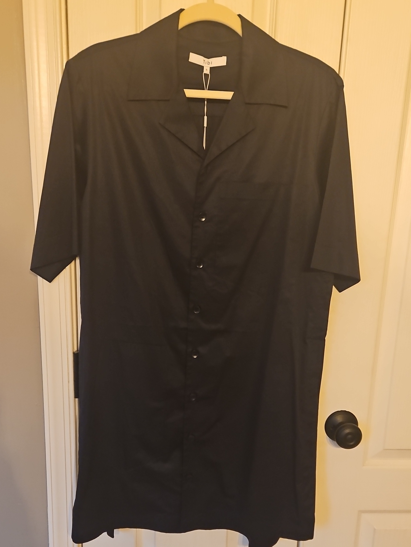 Tibi Eco Poplin Camp Dress